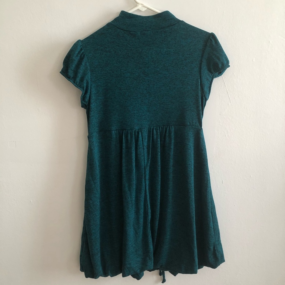 RUBY ROX Teal Bubble Hem Dress π¦π - Picture 3 of 6